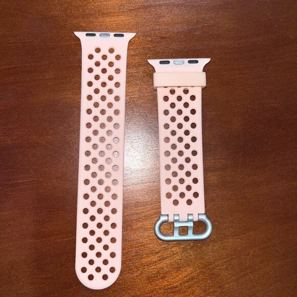 Silicone Band fits Apple Watch Hole Lattice 38/40/41 Series 456789 SE - Picture 3 of 3